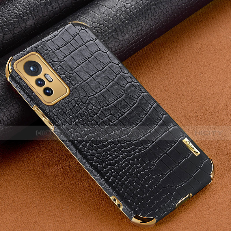 Custodia Lusso Pelle Cover S04 per Xiaomi Mi 12 5G Nero