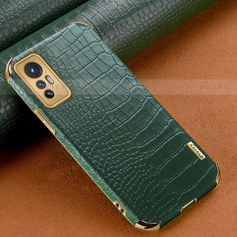 Custodia Lusso Pelle Cover S04 per Xiaomi Mi 12X 5G Verde