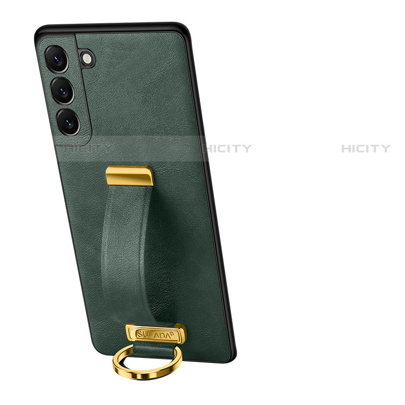 Custodia Lusso Pelle Cover S05 per Samsung Galaxy S21 5G Verde