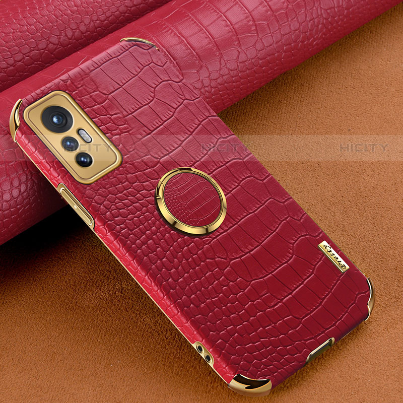 Custodia Lusso Pelle Cover S05 per Xiaomi Mi 12S 5G Rosso