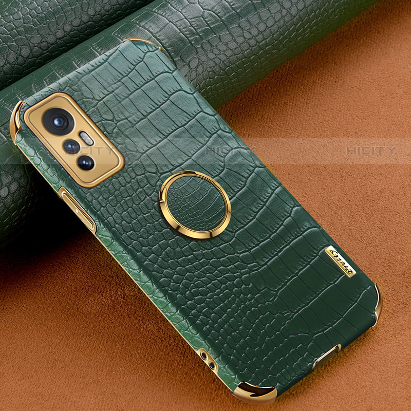 Custodia Lusso Pelle Cover S05 per Xiaomi Mi 12X 5G Verde