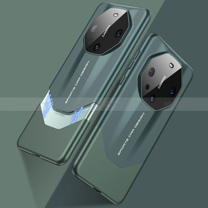 Custodia Lusso Pelle Cover S09 per Huawei Mate 60 Pro Verde