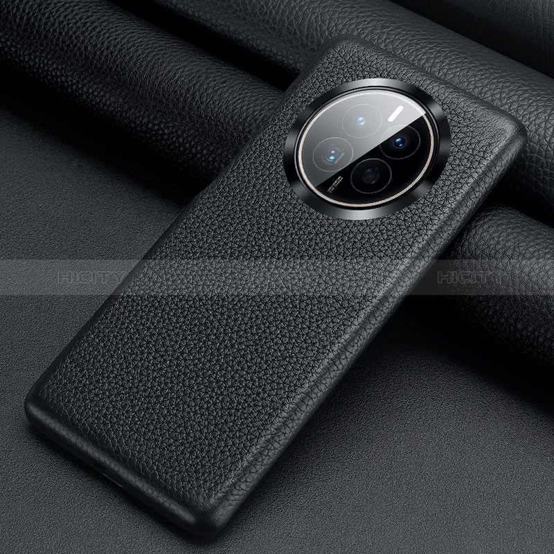 Custodia Lusso Pelle Cover ST1 per Huawei Mate 50 Nero