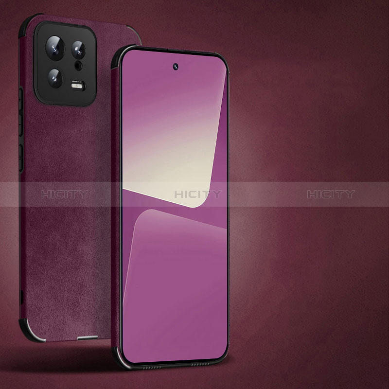 Custodia Lusso Pelle Cover TB1 per Xiaomi Mi 13 5G Viola