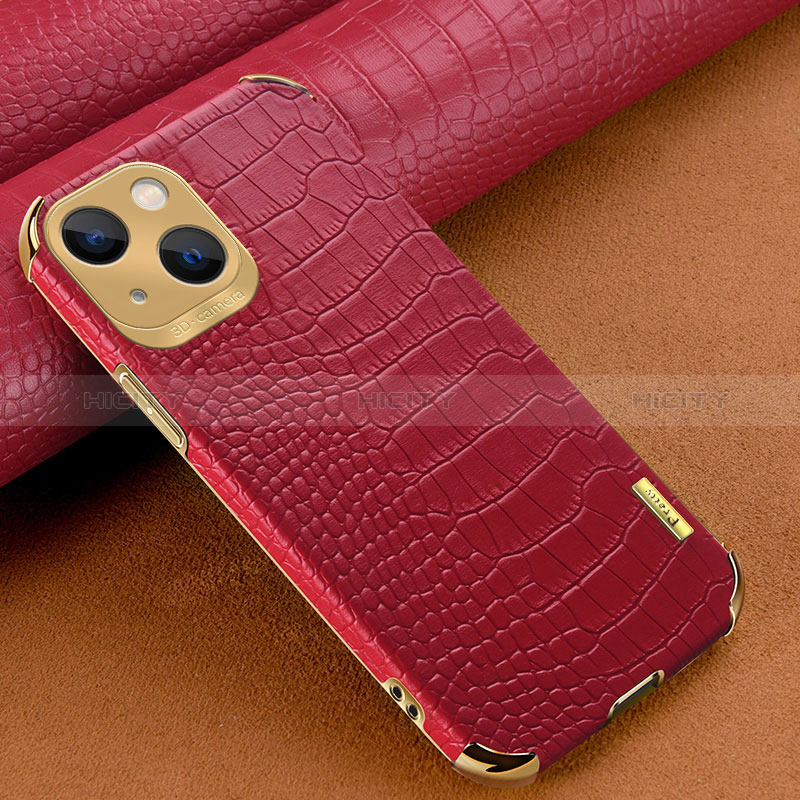 Custodia Lusso Pelle Cover XD1 per Apple iPhone 14 Plus Rosso