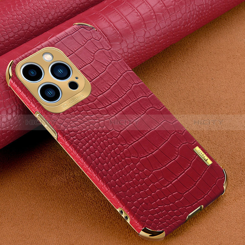 Custodia Lusso Pelle Cover XD1 per Apple iPhone 16 Pro Rosso