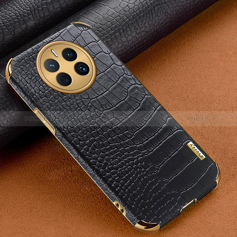 Custodia Lusso Pelle Cover XD1 per Huawei Mate 50 Nero