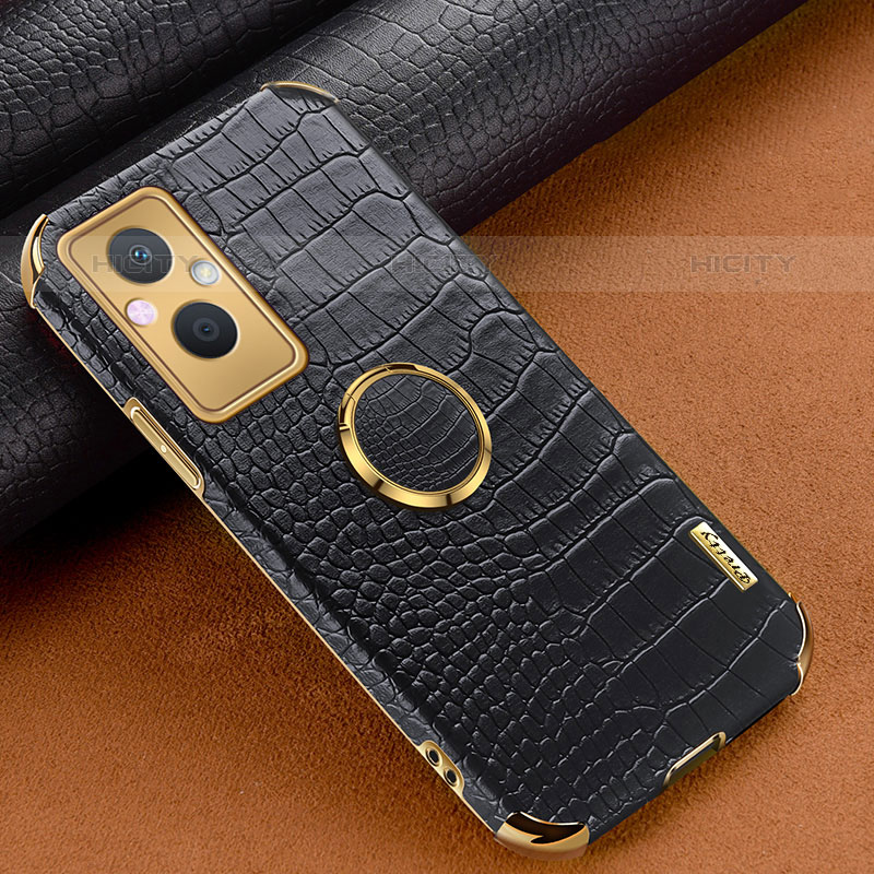 Custodia Lusso Pelle Cover XD1 per Oppo Reno7 Z 5G Nero