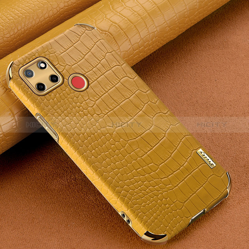 Custodia Lusso Pelle Cover XD1 per Realme 7i RMX2193 Giallo