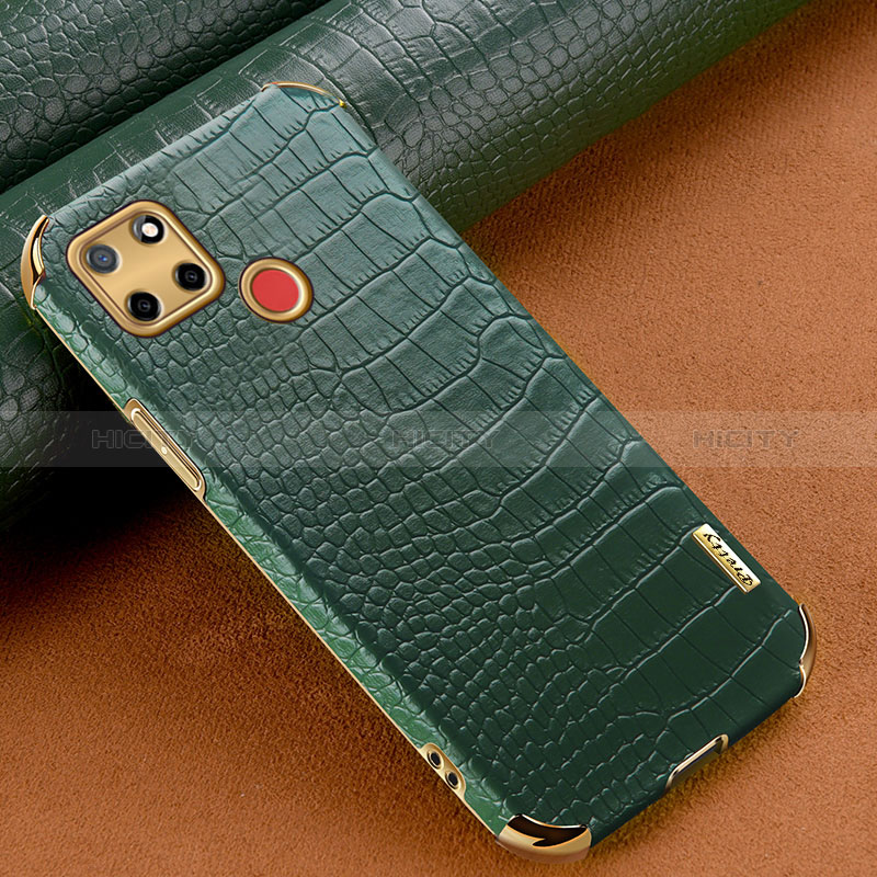 Custodia Lusso Pelle Cover XD1 per Realme 7i RMX2193 Verde