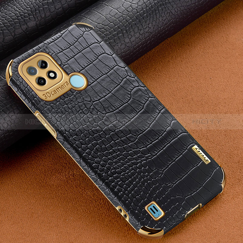 Custodia Lusso Pelle Cover XD1 per Realme C21 Nero