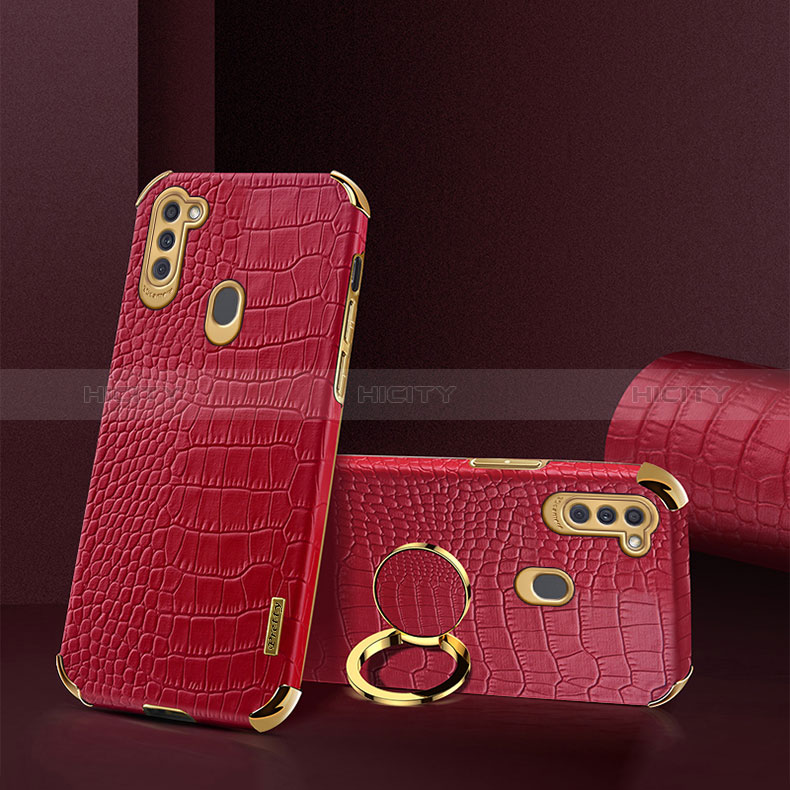 Custodia Lusso Pelle Cover XD1 per Samsung Galaxy A11 Rosso