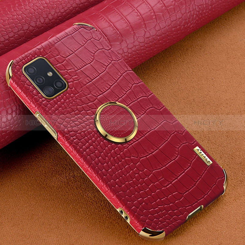 Custodia Lusso Pelle Cover XD1 per Samsung Galaxy A51 5G Rosso