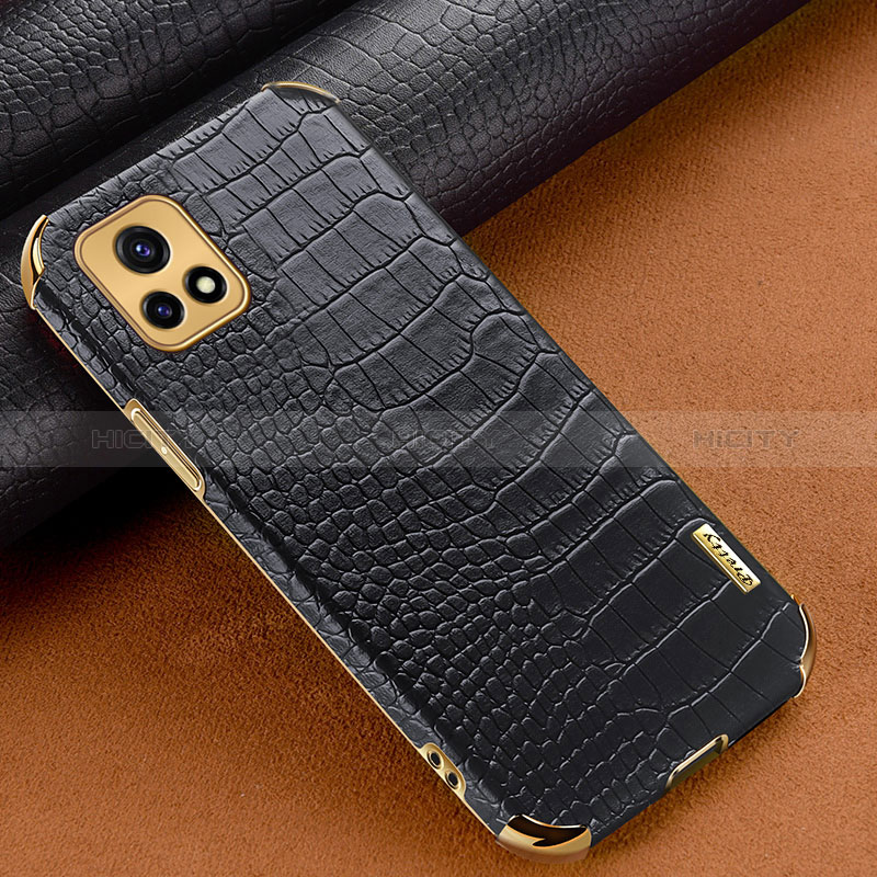 Custodia Lusso Pelle Cover XD1 per Vivo Y31s 5G Nero