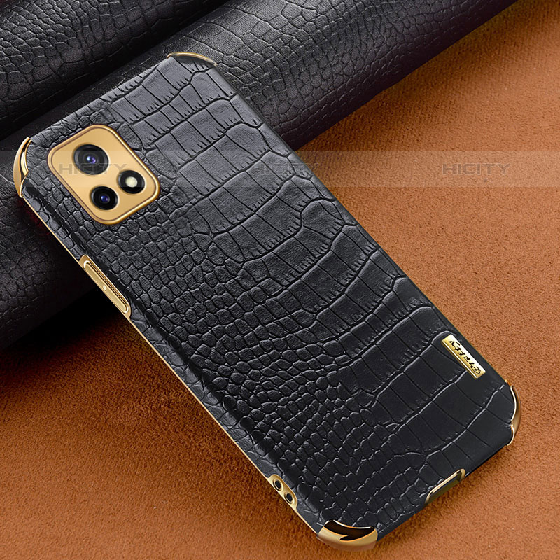 Custodia Lusso Pelle Cover XD1 per Vivo Y52s 5G Nero