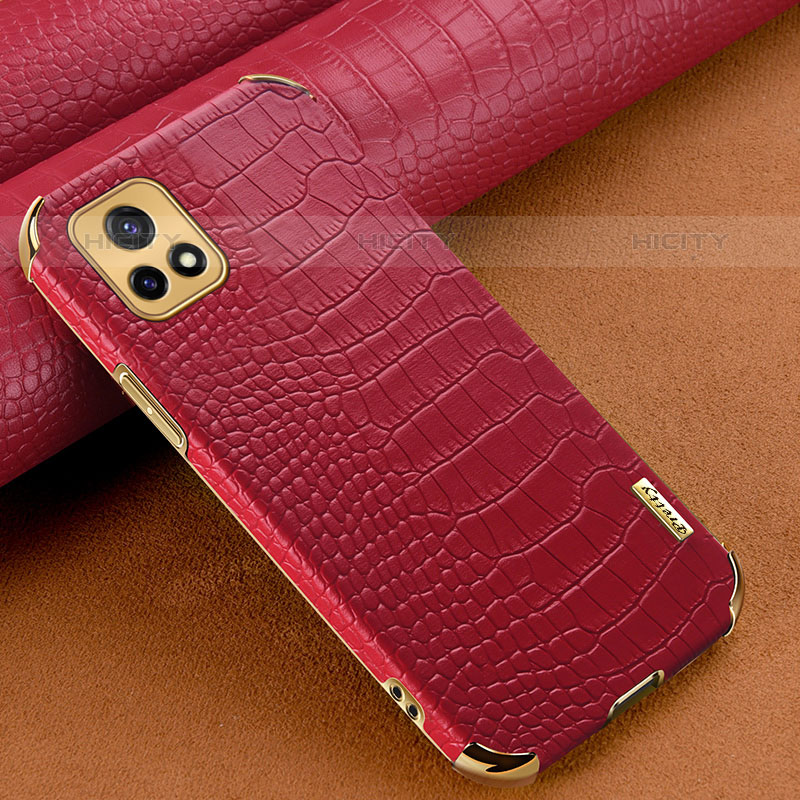 Custodia Lusso Pelle Cover XD1 per Vivo Y52s 5G Rosso