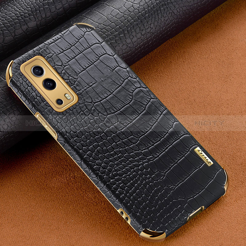 Custodia Lusso Pelle Cover XD1 per Vivo Y75s 5G Nero