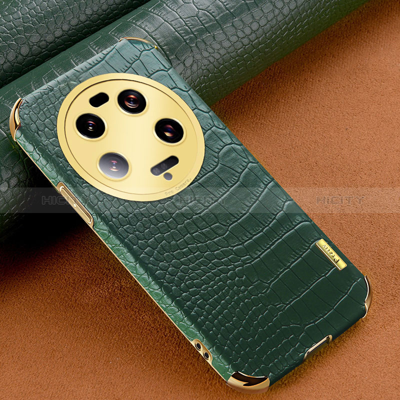 Custodia Lusso Pelle Cover XD1 per Xiaomi Mi 13 Ultra 5G Verde