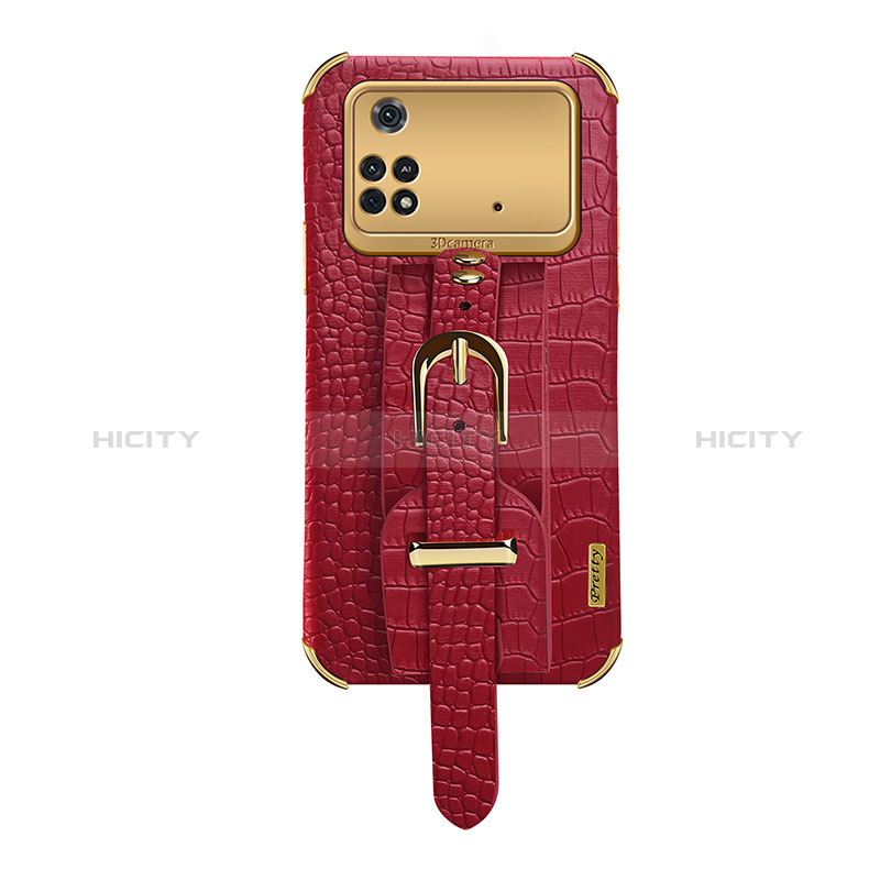 Custodia Lusso Pelle Cover XD1 per Xiaomi Poco M4 Pro 4G Rosso