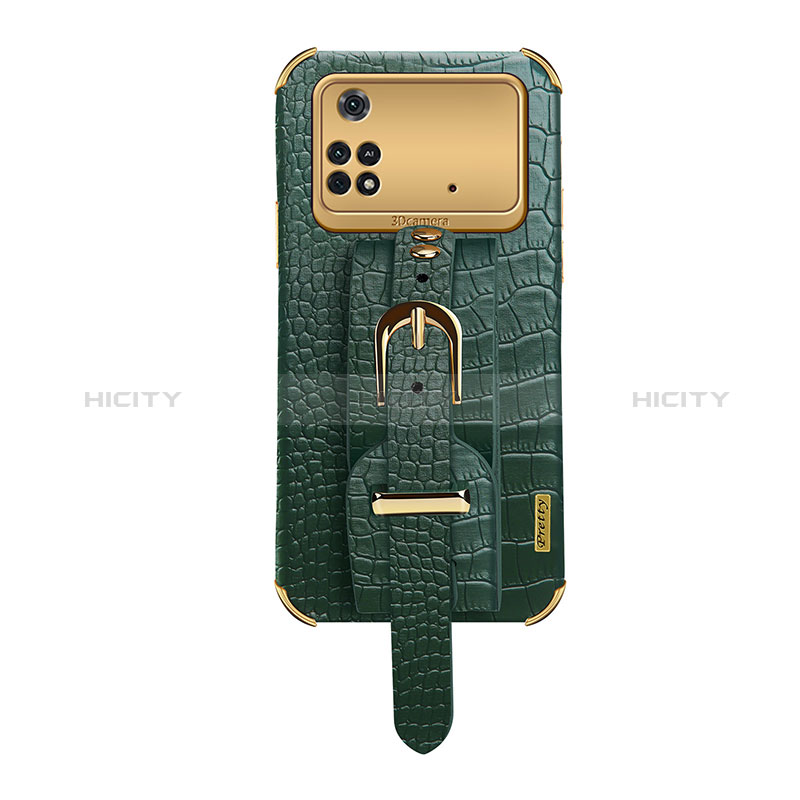 Custodia Lusso Pelle Cover XD1 per Xiaomi Poco M4 Pro 4G Verde