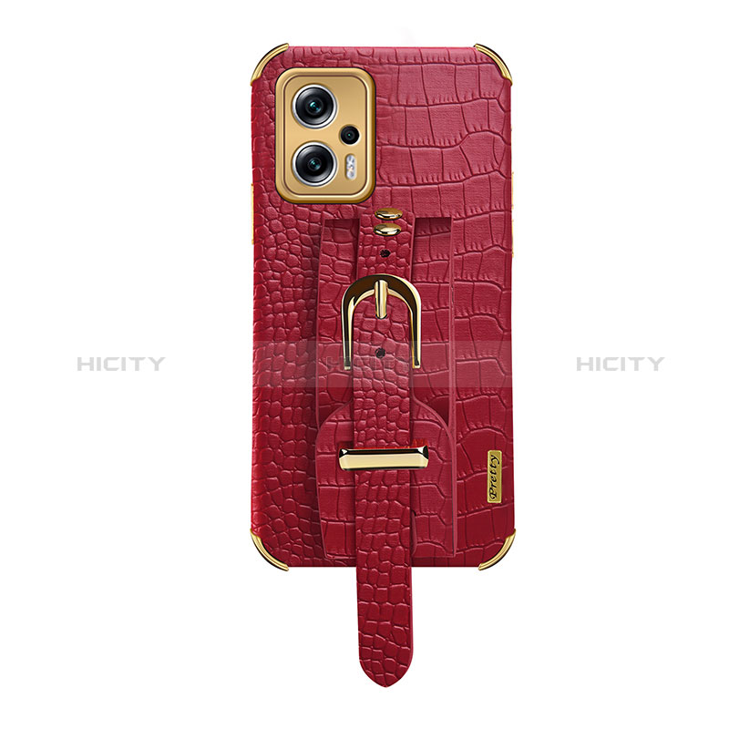 Custodia Lusso Pelle Cover XD1 per Xiaomi Poco X4 GT 5G Rosso