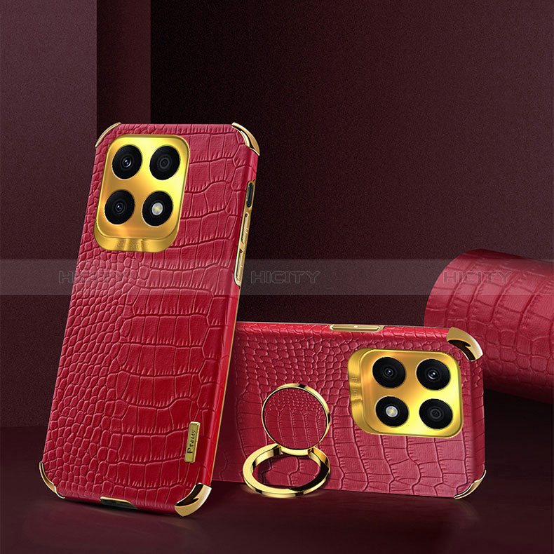 Custodia Lusso Pelle Cover XD2 per Huawei Honor X8a 4G Rosso