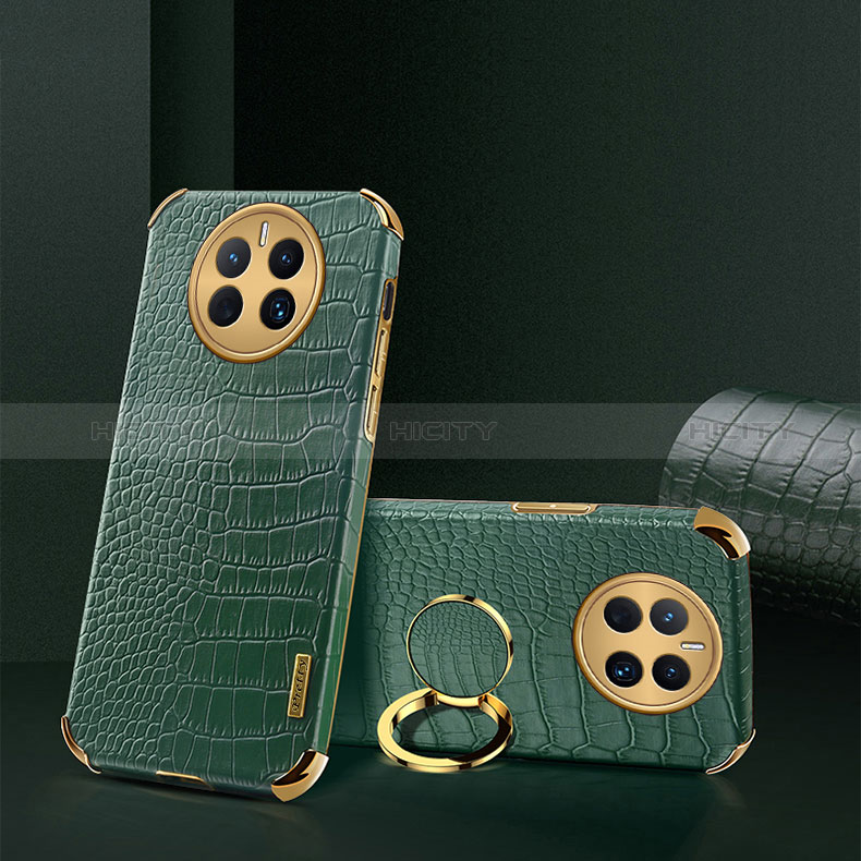 Custodia Lusso Pelle Cover XD2 per Huawei Mate 50E Verde