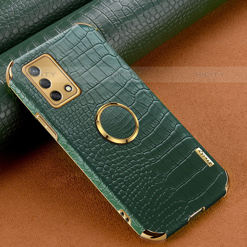 Custodia Lusso Pelle Cover XD2 per Oppo Reno6 Lite Verde