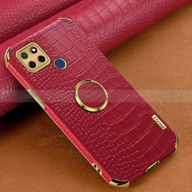 Custodia Lusso Pelle Cover XD2 per Realme Q2i 5G Rosso