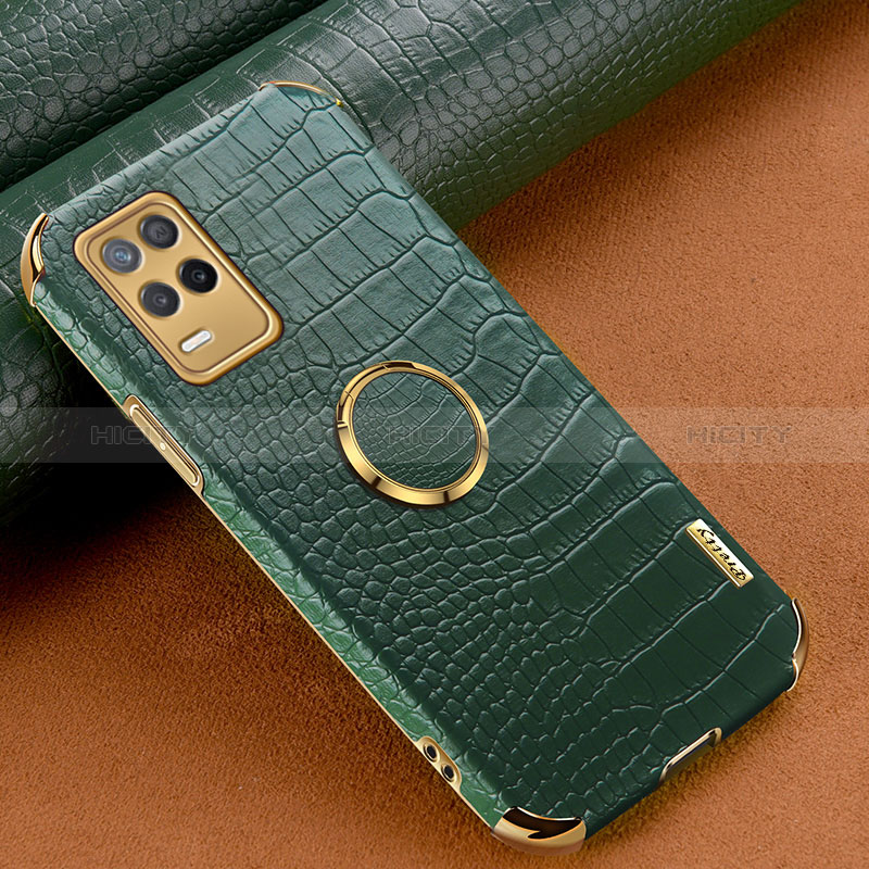 Custodia Lusso Pelle Cover XD2 per Realme Q3i 5G Verde