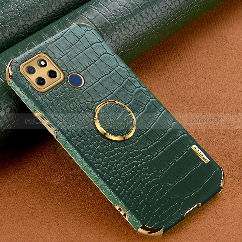 Custodia Lusso Pelle Cover XD2 per Realme V3 5G Verde