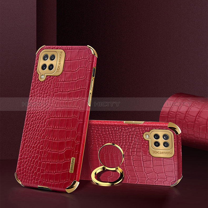 Custodia Lusso Pelle Cover XD2 per Samsung Galaxy A12 Nacho Rosso