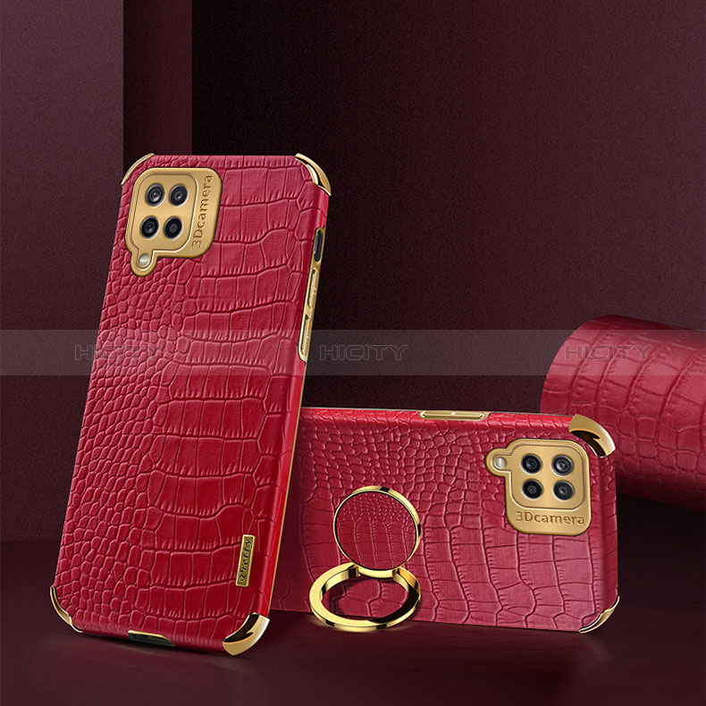 Custodia Lusso Pelle Cover XD2 per Samsung Galaxy A12 Rosso