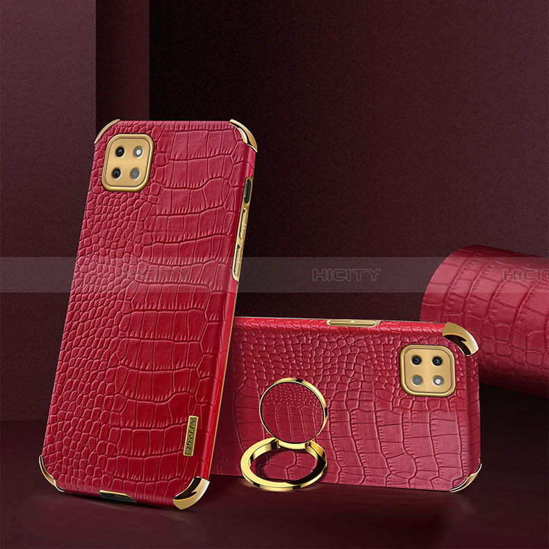 Custodia Lusso Pelle Cover XD2 per Samsung Galaxy A22 5G Rosso