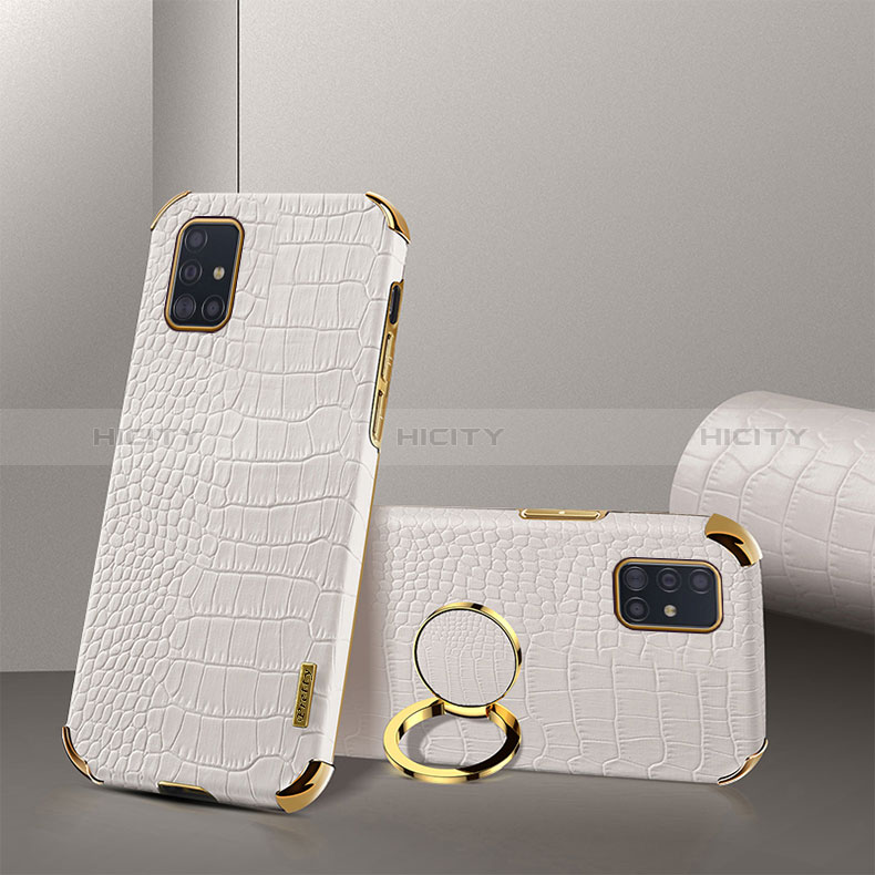 Custodia Lusso Pelle Cover XD2 per Samsung Galaxy A51 4G Bianco