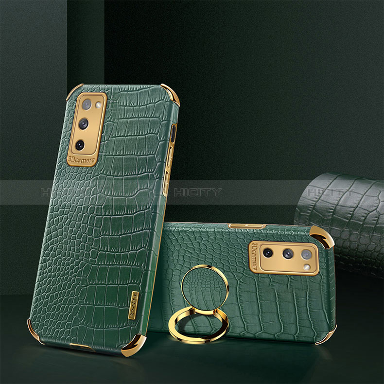 Custodia Lusso Pelle Cover XD2 per Samsung Galaxy S20 FE 5G Verde