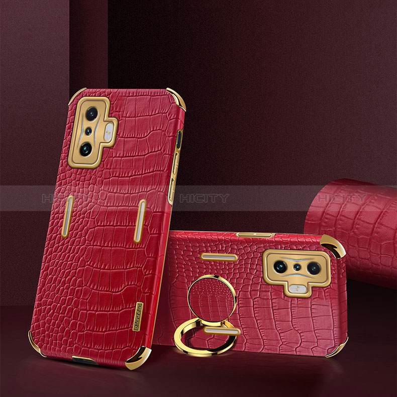 Custodia Lusso Pelle Cover XD2 per Xiaomi Poco F4 GT 5G Rosso