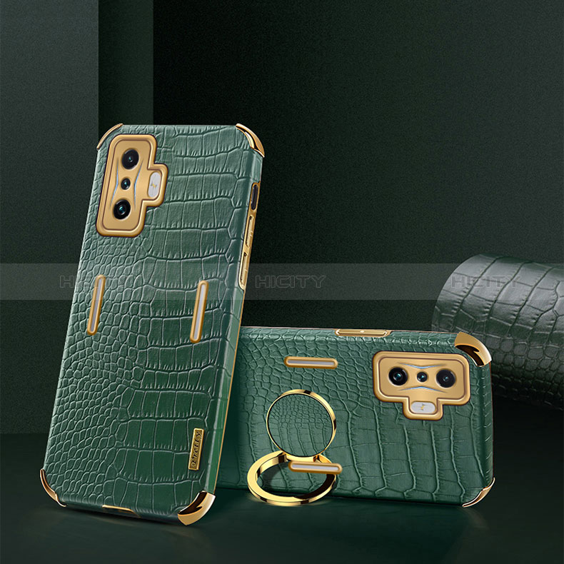 Custodia Lusso Pelle Cover XD2 per Xiaomi Poco F4 GT 5G Verde