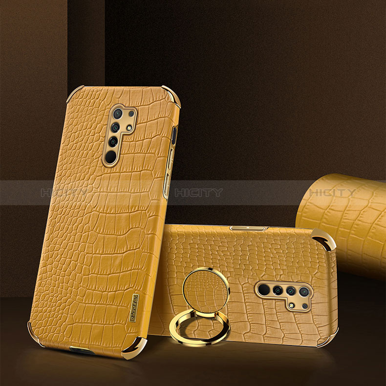 Custodia Lusso Pelle Cover XD2 per Xiaomi Redmi 9 Giallo