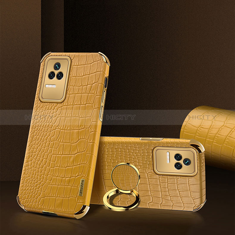 Custodia Lusso Pelle Cover XD2 per Xiaomi Redmi K50 5G Giallo