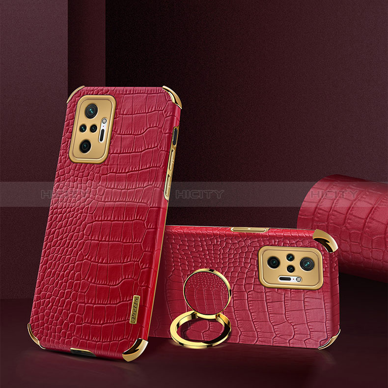 Custodia Lusso Pelle Cover XD2 per Xiaomi Redmi Note 10 Pro 4G Rosso