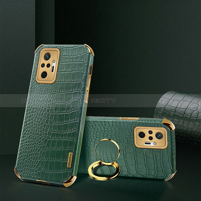 Custodia Lusso Pelle Cover XD2 per Xiaomi Redmi Note 10 Pro 4G Verde