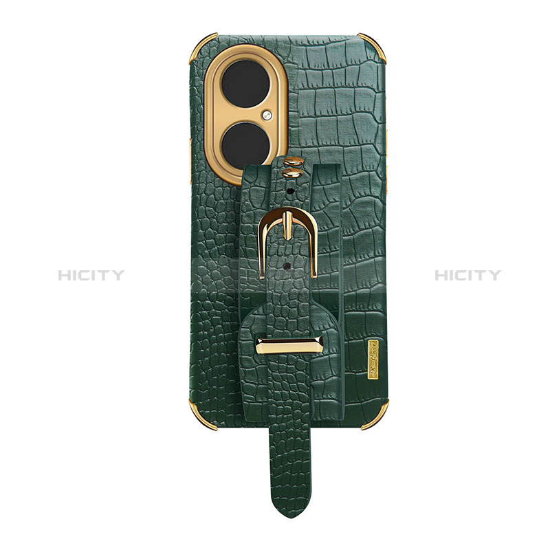 Custodia Lusso Pelle Cover XD3 per Huawei P50 Pro Verde