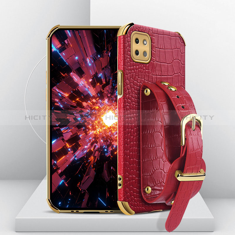 Custodia Lusso Pelle Cover XD3 per Samsung Galaxy A22s 5G Rosso