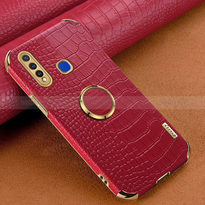 Custodia Lusso Pelle Cover XD4 per Vivo Y5s Rosso