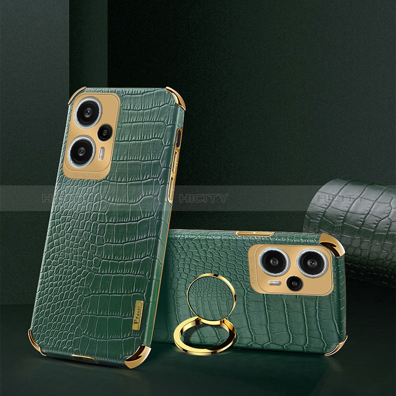 Custodia Lusso Pelle Cover XD4 per Xiaomi Poco F5 5G Verde