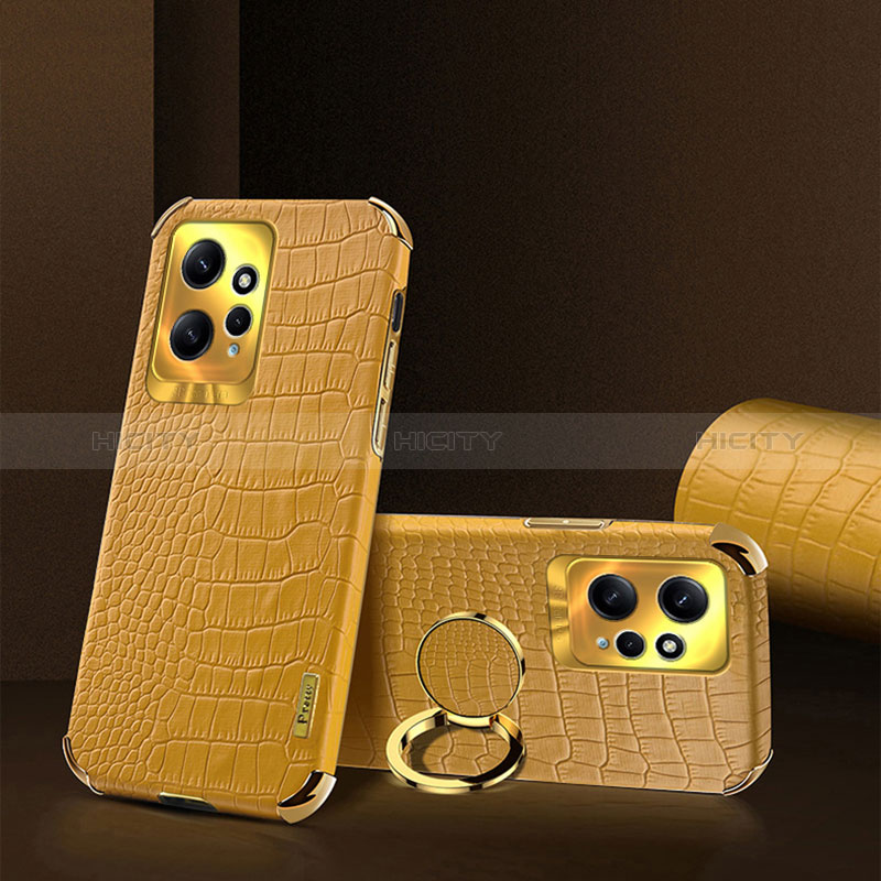 Custodia Lusso Pelle Cover XD4 per Xiaomi Redmi Note 12 4G Giallo