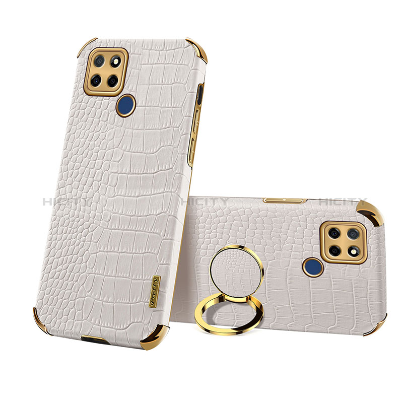 Custodia Lusso Pelle Cover XD5 per Realme Q2i 5G Bianco