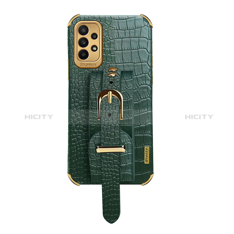 Custodia Lusso Pelle Cover XD5 per Samsung Galaxy A23 5G Verde