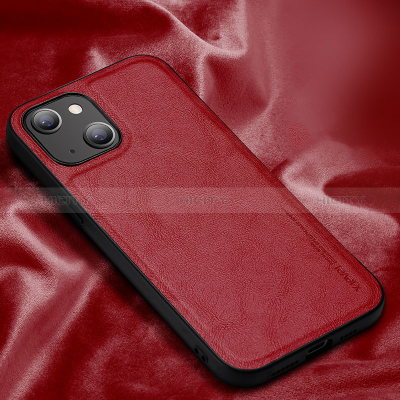 Custodia Lusso Pelle Cover XV1 per Apple iPhone 14 Plus Rosso